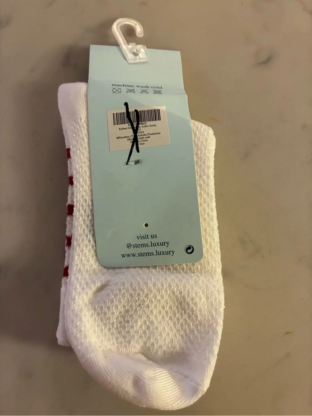 NWT STEM Stripe Crew Socks One Size
